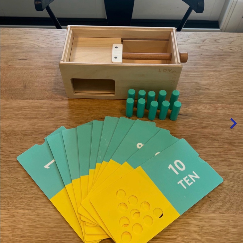 LOVEVERY Wooden Counting Box